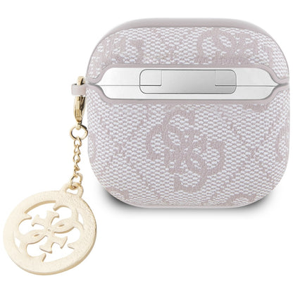 Capa Guess 4G Strass Charm para Apple AirPods 4, Rosa