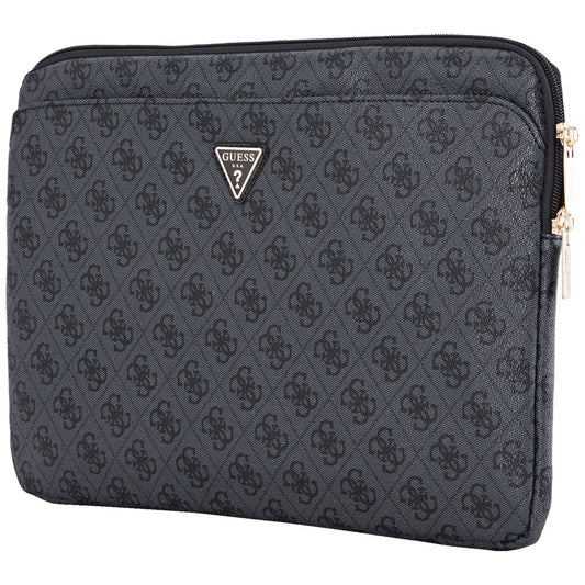 Capa Guess 4G Triangle Logo para Laptop 14 polegadas, Preta