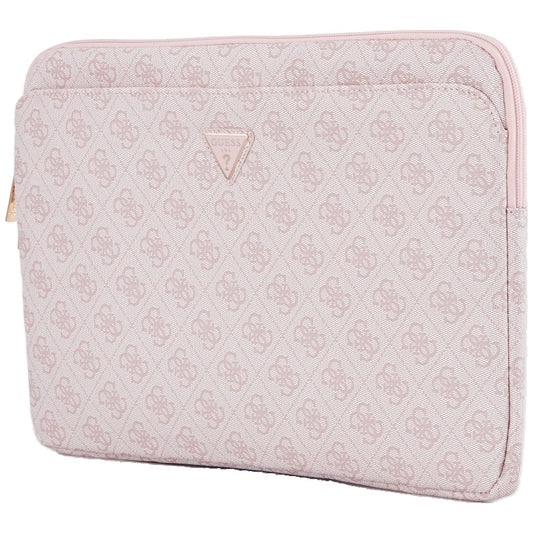 Capa Guess 4G Triangle Logo para Laptop 14 polegadas, Rosa
