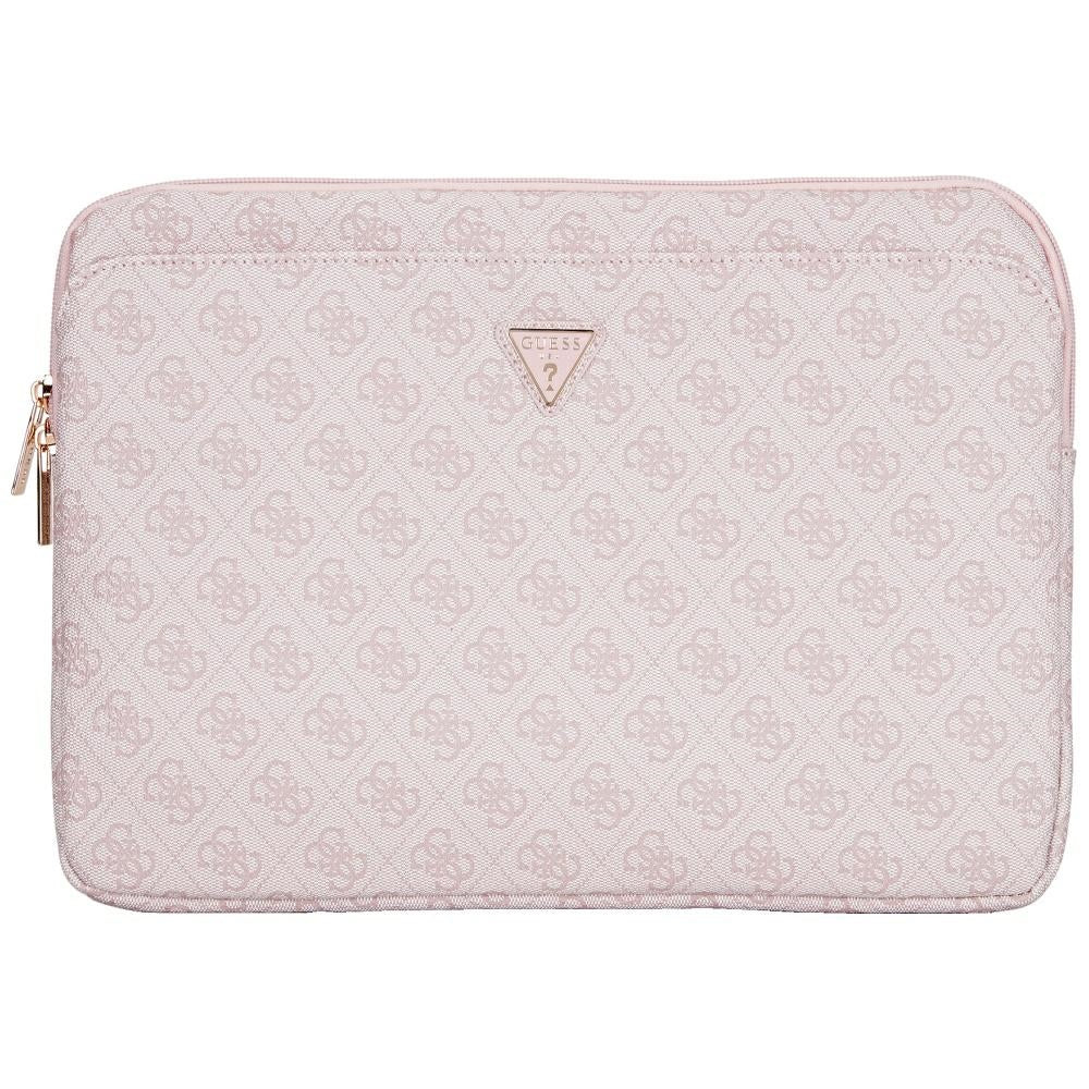 Guess 4G Triangle Logo Case for 14-inch Laptop, Pink