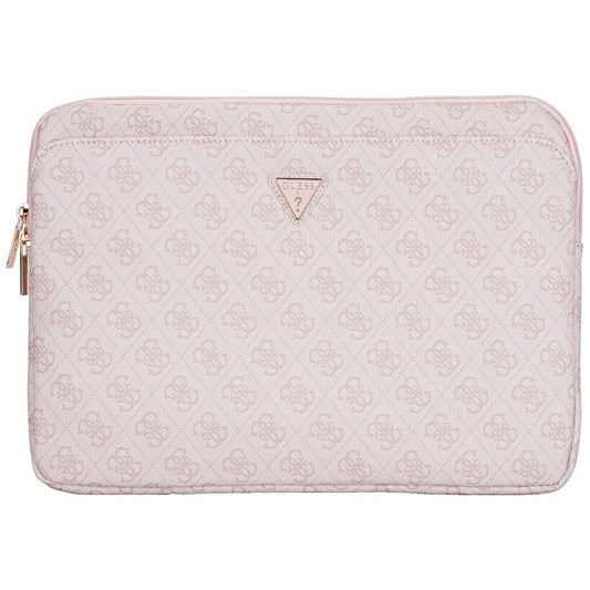Capa Guess 4G Triangle Logo para Laptop 14 polegadas, Rosa