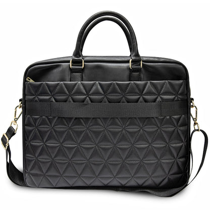 Mala Guess Quilted para Laptop 15 polegadas, Preta