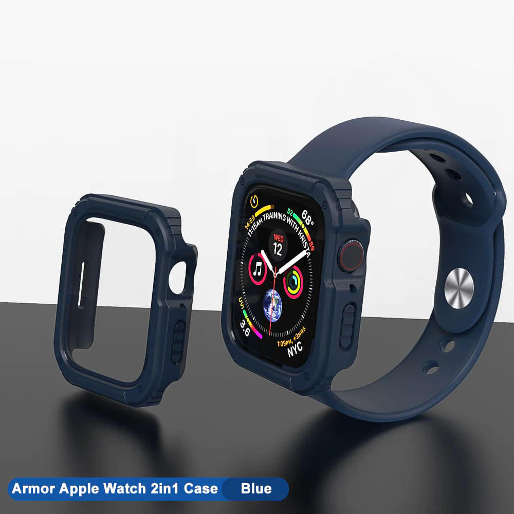 Capa Lito Armor 360 para Apple Watch 38mm Series, Azul