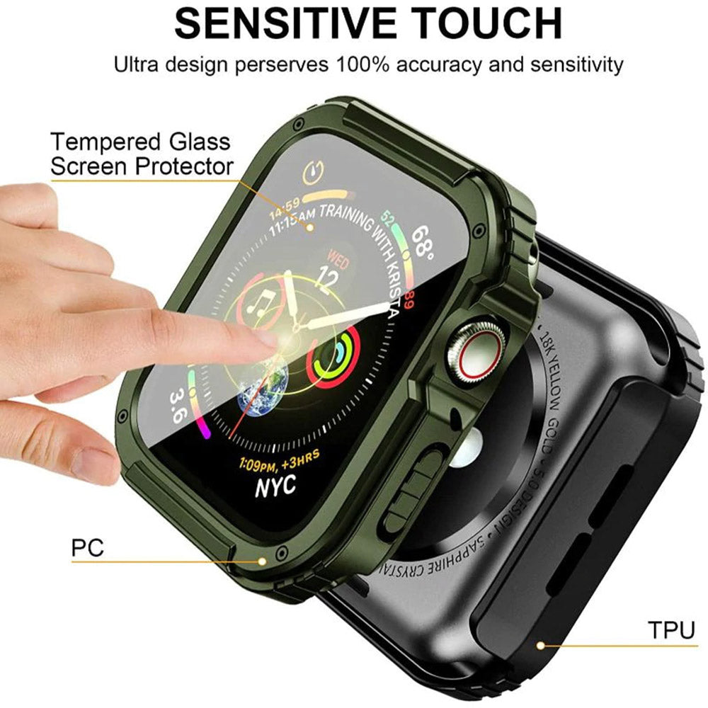 Capa Lito Armor 360 para Apple Watch 38mm Series, Verde