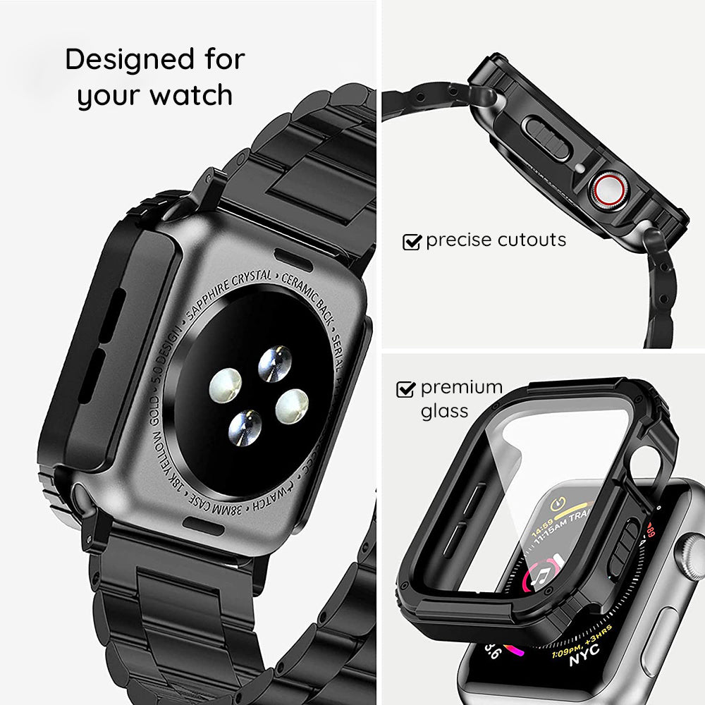Capa Lito Armor 360 para Apple Watch 42mm Series, Azul