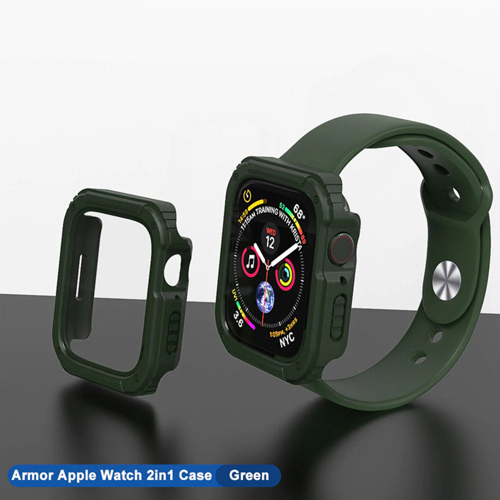 Capa Lito Armor 360 para Apple Watch 42mm Series, Verde