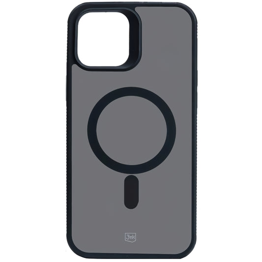 Capa MagSafe para Apple iPhone 12 / 12 Pro, 3MK, Smoke MagCase, Preta