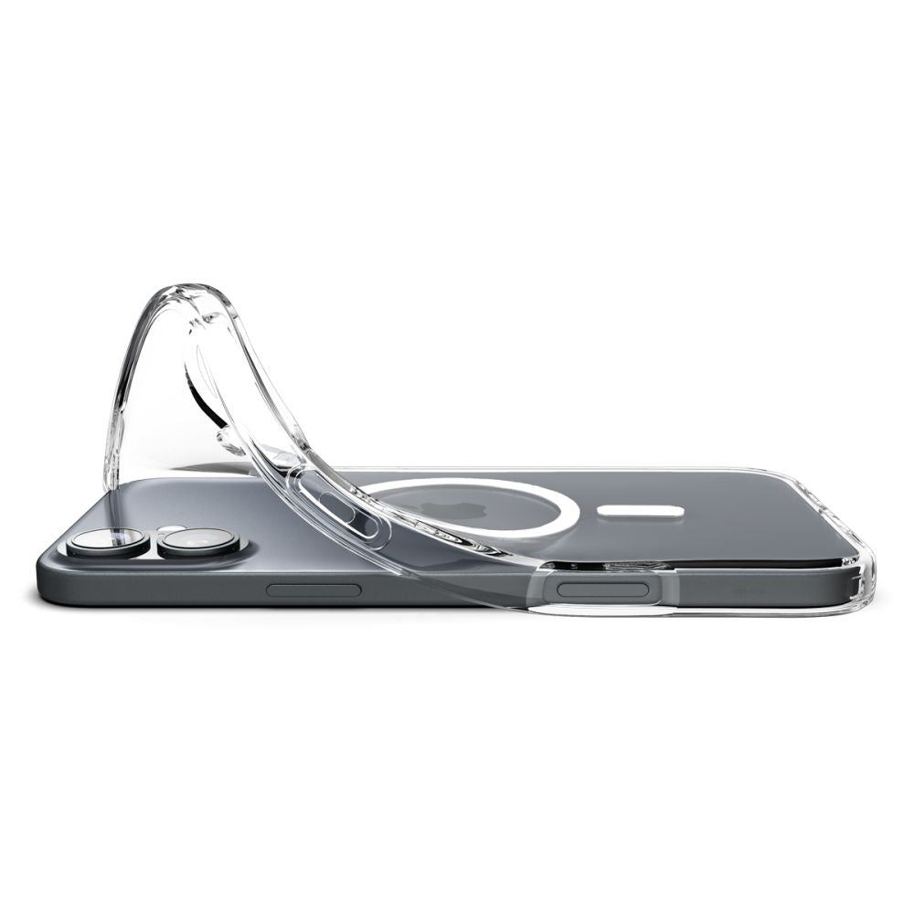 Capa MagSafe para Apple iPhone 16 Plus, Spigen, Liquid Crystal, Transparente ACS08388