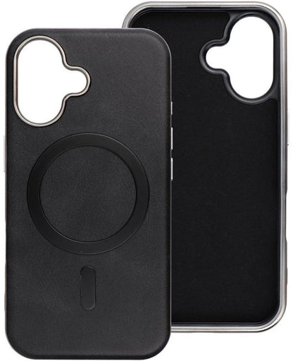 Capa MagSafe para Apple iPhone 16 Pro, OEM, Gentleman Mag, Preta