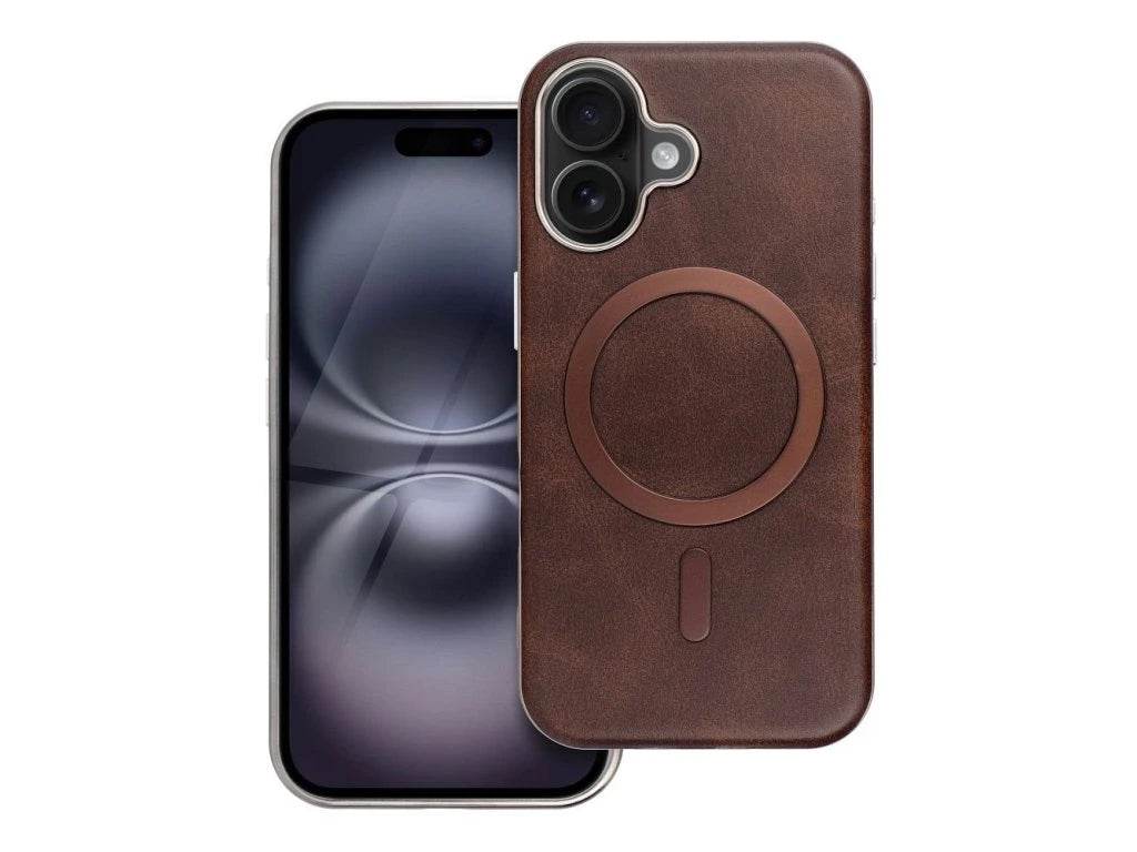 Capa MagSafe para Apple iPhone 11, OEM, Gentleman Mag, Castanha