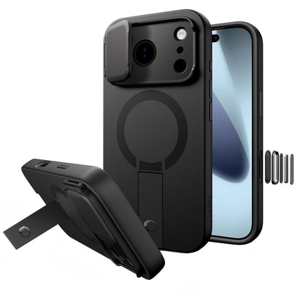 Capa MagSafe para Apple iPhone 17 Pro Max, Tech-Protect, Kevlar Aura, Preta