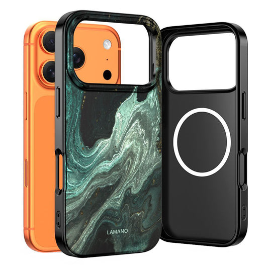 Capa MagSafe para Apple iPhone 17 Pro Max, Tech-Protect, Lamano Aura, Verde