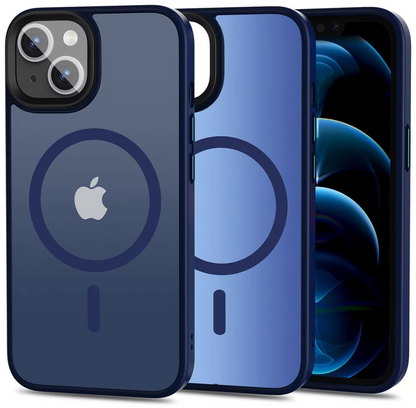 Capa MagSafe para Apple iPhone 13, Tech-Protect, Magmat, Azul-marinho
