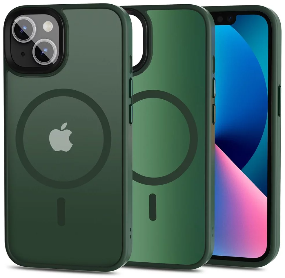 Capa MagSafe para Apple iPhone 13, Tech-Protect, Magmat, Verde