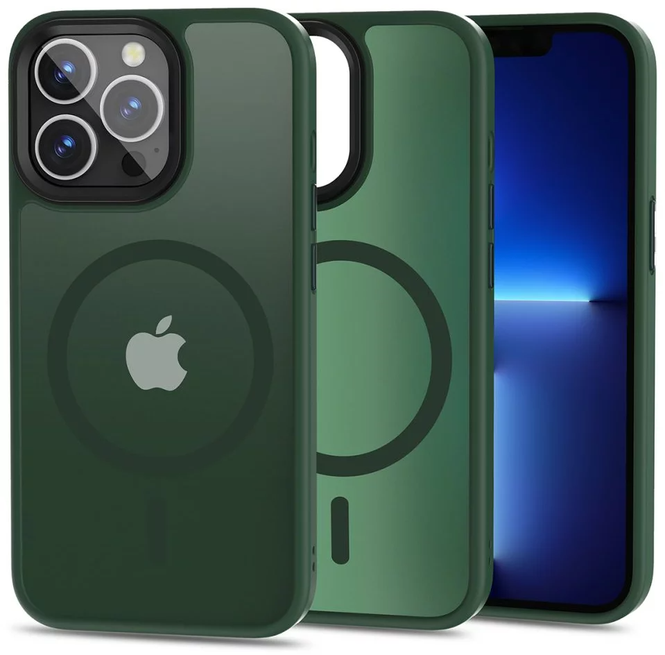 Capa MagSafe para Apple iPhone 13 Pro, Tech-Protect, Magmat, Verde