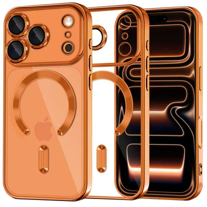 Capa MagSafe para Apple iPhone 17 Pro, Tech-Protect, Magflex, Laranja