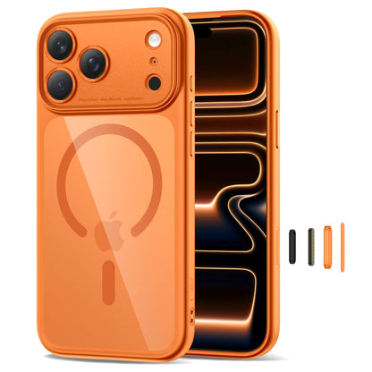Capa MagSafe para Apple iPhone 17 Pro Max, Tech-Protect, MagPeak, Laranja