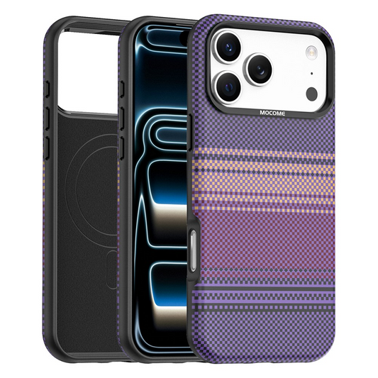 Capa MagSafe para Apple iPhone 17 Pro, OEM, Gradient Rainbow, Roxo