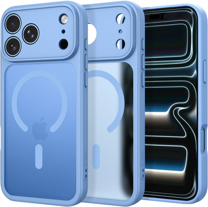 Capa MagSafe para Apple iPhone 18 Pro / 17 Pro, Tech-Protect, BasicMag, Azul Mate