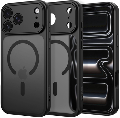 Capa MagSafe para Apple iPhone 18 Pro / 17 Pro, Tech-Protect, BasicMag, Preto Mate