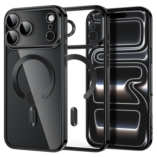 Capa MagSafe para Apple iPhone 18 Pro Max / 17 Pro Max, Tech-Protect, Magflex, Preto Satinado