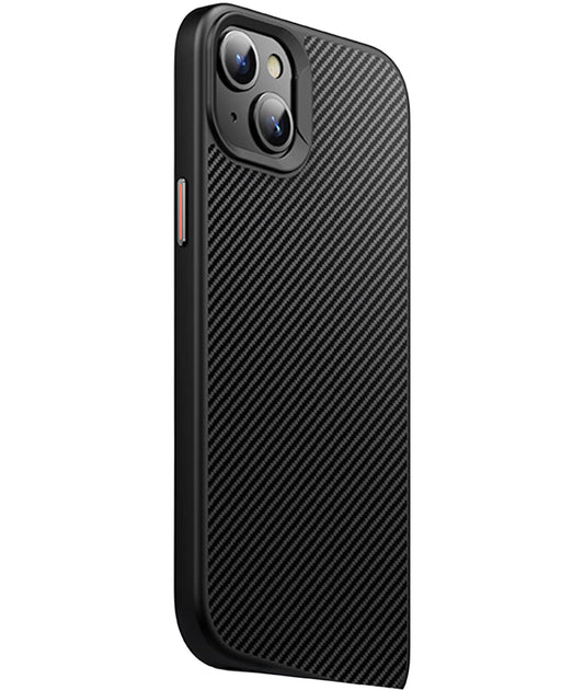 Capa MagSafe para Apple iPhone 15, OEM, Carbono, Preta