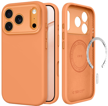 Capa MagSafe para Apple iPhone 18 Pro / 17 Pro, Tech-Protect, Uniq CC, Laranja