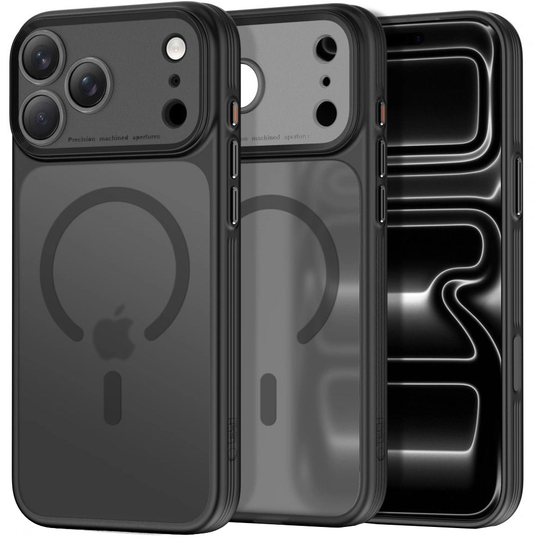 Capa MagSafe para Apple iPhone 18 Pro Max / 17 Pro Max, Tech-Protect, MagPrime CC, Preto Fosco