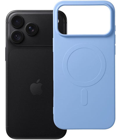 Capa MagSafe para Apple iPhone 18 Pro Max / 17 Pro Max, OEM, Silicone Mag (Big Hole), Azul-claro