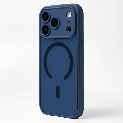 MagSafe Case for Apple iPhone 18 Pro Max / 17 Pro Max, Etteri, Matt Mag, Navy Blue