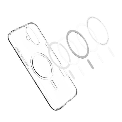 Capa MagSafe para Apple iPhone 16 Plus, Spigen, Liquid Crystal, Transparente ACS08388