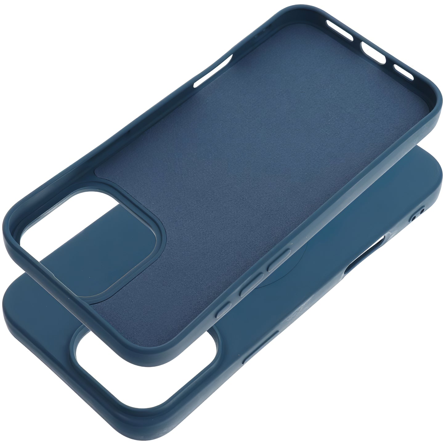 Capa MagSafe para Apple iPhone 16 Pro Max, OEM, Silicone Mag (Buraco Grande), Azul