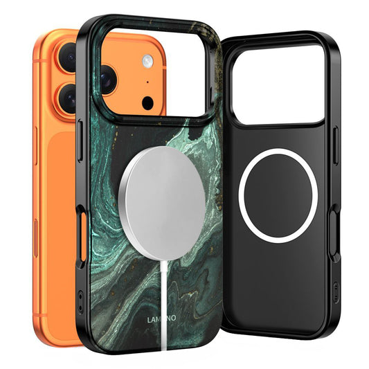 Capa MagSafe para Apple iPhone 17 Pro Max, Tech-Protect, Lamano Aura, Verde