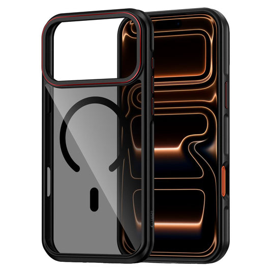 Capa MagSafe para Apple iPhone 17 Pro Max, Tech-Protect, Maghybrid, Preta