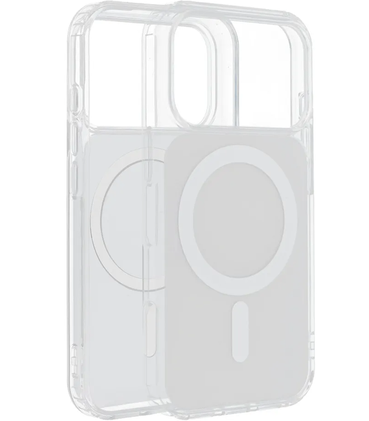 Capa MagSafe para Apple iPhone 17e / 16e, OEM, Clear Fusion Mag Cover, Branca