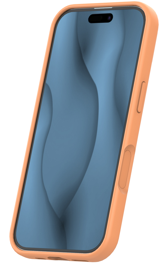 Capa MagSafe para Apple iPhone 17, OEM, Silicone Thin, Laranja