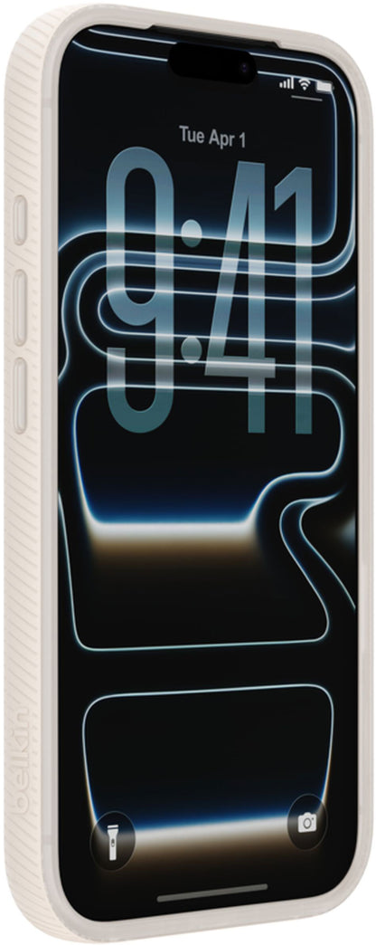 Capa MagSafe para Apple iPhone 17 Pro, Belkin, SheerForce Grip, Bege MSA035hqSA