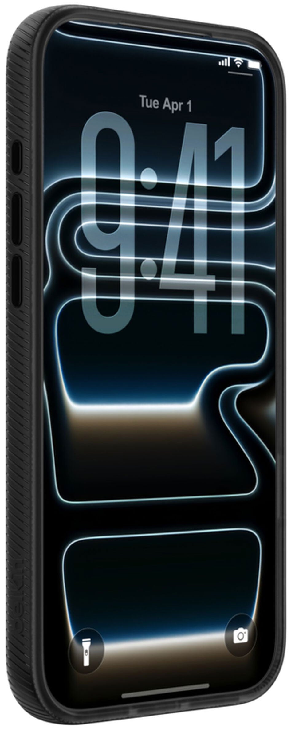 Capa MagSafe para Apple iPhone 17 Pro, Belkin, SheerForce Grip, Preta MSA035hqBK