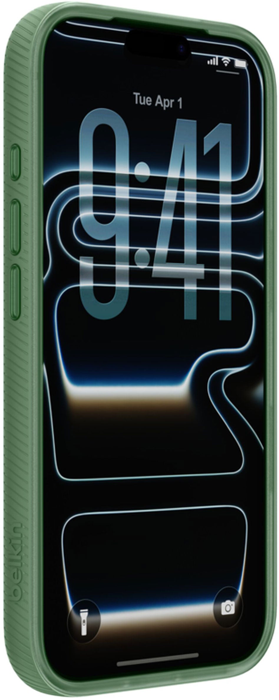 Capa MagSafe para Apple iPhone 17 Pro Max, Belkin, SheerForce Grip, Verde MSA036hqSE
