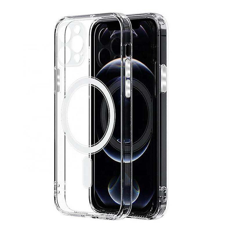 Capa MagSafe para Apple iPhone 16 Pro Max, OEM, Transparente com Proteção para a Câmera, Transparente