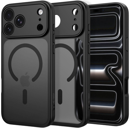 Capa MagSafe para Apple iPhone 18 Pro Max / 17 Pro Max, Tech-Protect, BasicMag, Preto Fosco
