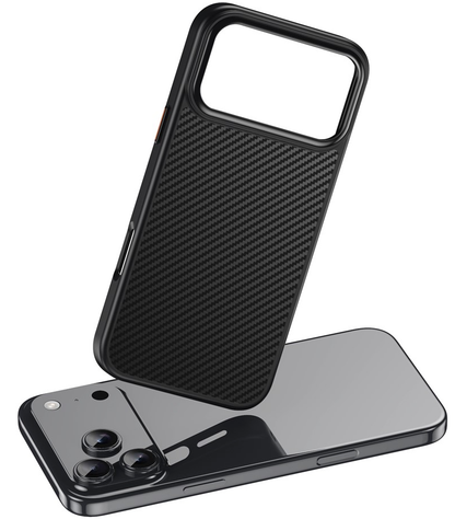 Capa MagSafe para Apple iPhone 18 Pro Max / 17 Pro Max, OEM, Carbono, Preta