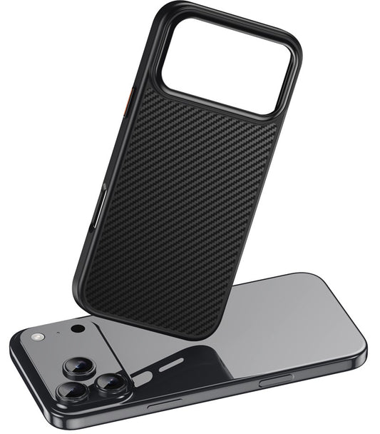 Capa MagSafe para Apple iPhone 18 Pro / 17 Pro, OEM, Carbono, Preta