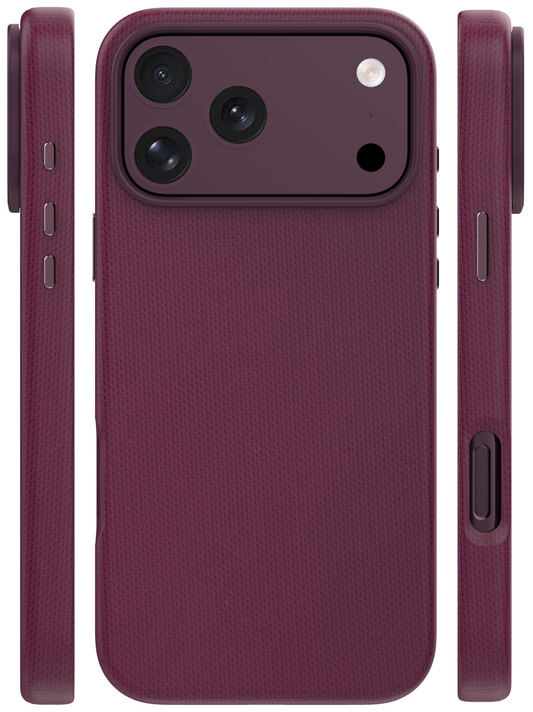 Capa MagSafe para Apple iPhone 18 Pro Max / 17 Pro Max, Etteri, Elegant Mag, Vinho