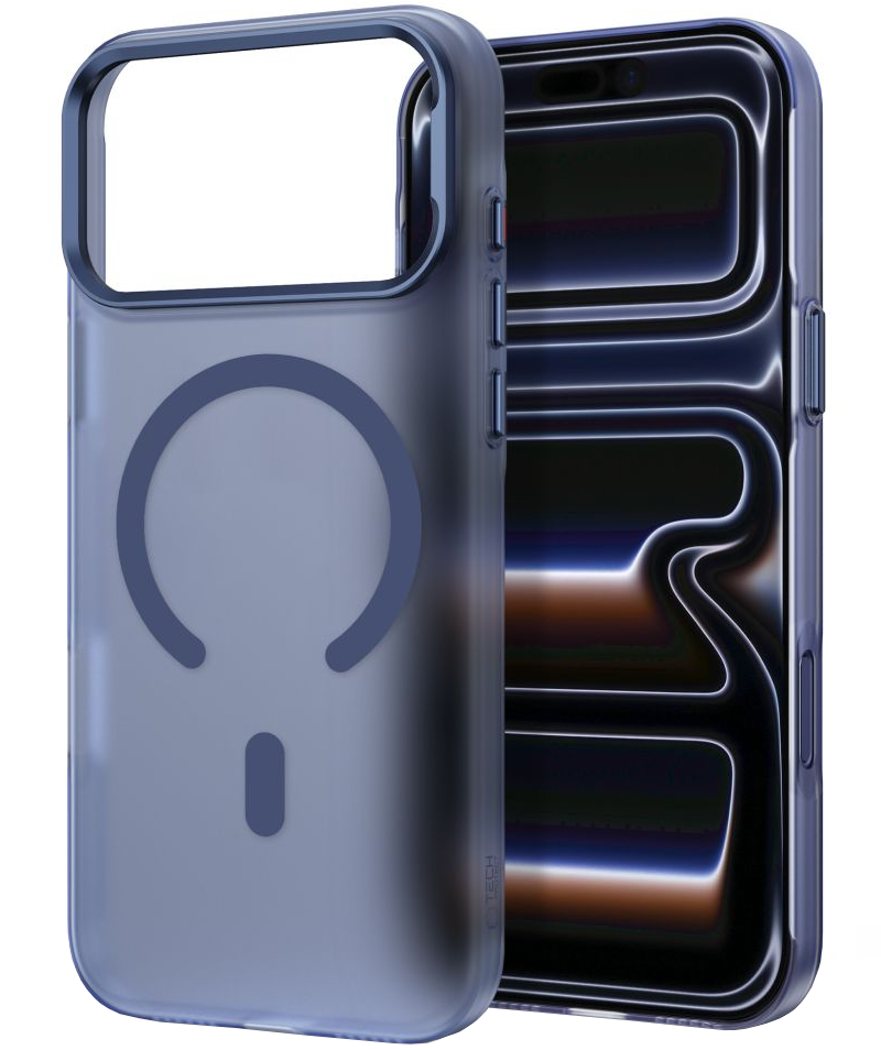 Capa MagSafe para Apple iPhone 18 Pro Max / 17 Pro Max, Tech-Protect, MagZero, Azul Marinho Fosco