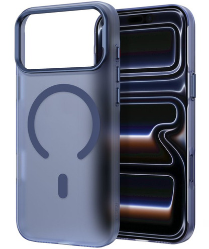 Capa MagSafe para Apple iPhone 18 Pro Max / 17 Pro Max, Tech-Protect, MagZero, Azul Marinho Fosco