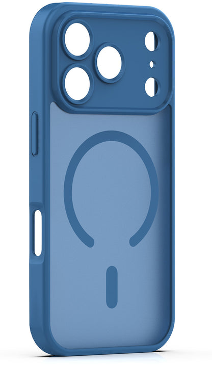 MagSafe Case for Apple iPhone 18 Pro Max / 17 Pro Max, Etteri, Matt Mag, Navy Blue