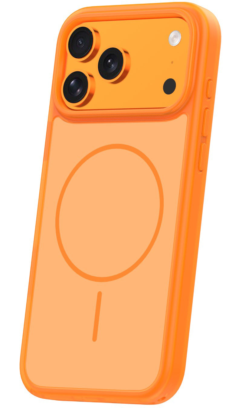 MagSafe Case for Apple iPhone 18 Pro Max / 17 Pro Max, OEM, Frame Thin Mag, Orange