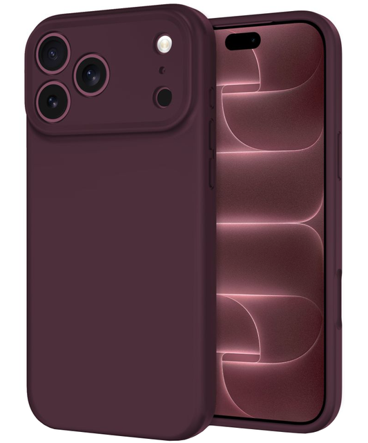 Capa MagSafe para Apple iPhone 18 Pro / 17 Pro, Tech-Protect, Silicone, cor de vinho