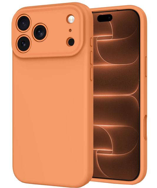 Capa MagSafe para Apple iPhone 18 Pro Max / 17 Pro Max, Tech-Protect, Silicone, Laranja